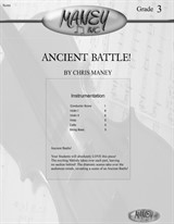 Ancient Battle (Full Score, Parts)